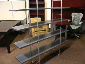 Bookcase with Chrome Frame