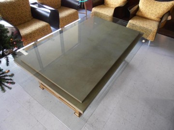 Used Glass & Stone Coffee Table