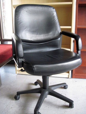 Used Hon Mid-Back Leather Executive Chair