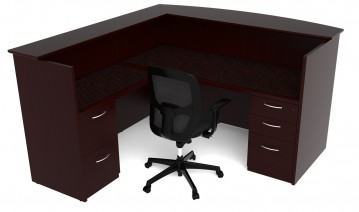 Veneer Reception Desk