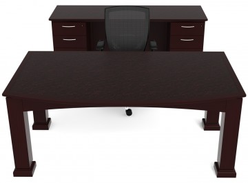 Veneer Straight Desk