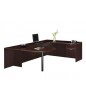Fairplex Collection: Bullet U-Shape Desk with Suspended BF Ped