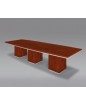 Pimlico Veneer Collection: Boat Shape Conference Table (Bronze Cherry)