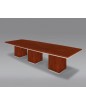 Pimlico Veneer Collection: Boat Shape Conference Table (Bronze Cherry)