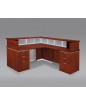 Pimlico Veneer Collection: Reception Desk (Bronze Cherry)