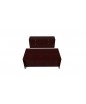 Jade Collection: Bowfront Desk with Credenza (Henna Mahogany)