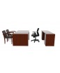 Ruby Collection: Straight Desk with Credenza