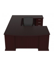 Veneer U-Shape Desk